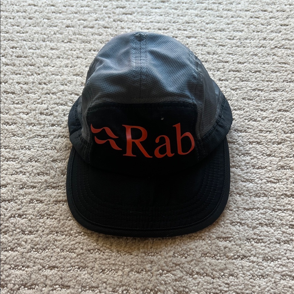Rab Black and Gray Lightweight Trail Cap